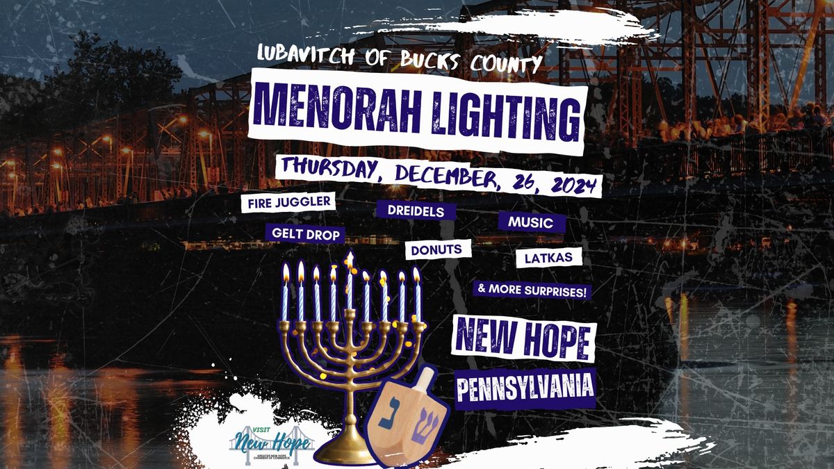 Menorah Lighting & Celebration (Lubovitch of Bucks County)