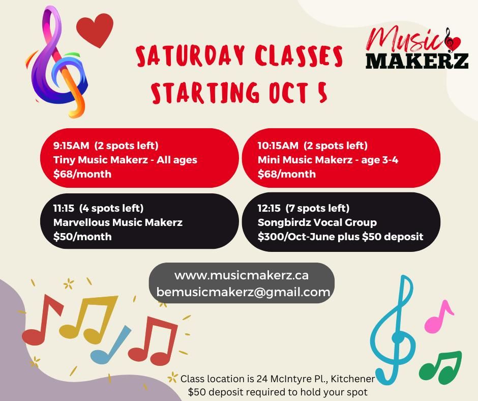 Fall Music Classes