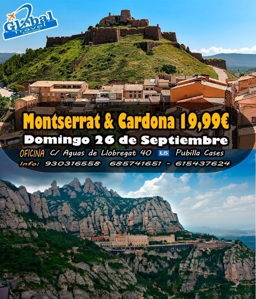 Montserrat & Cardona 19,99\u20ac Domingo 26 de Septiembre