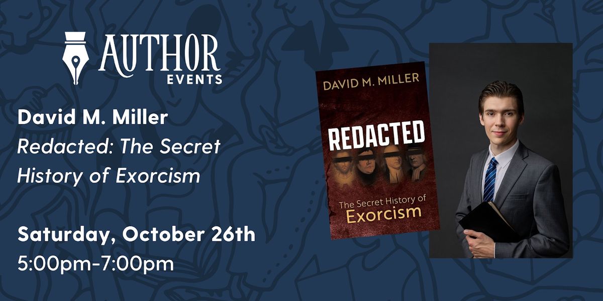 REDACTED - Book Signing and Talk