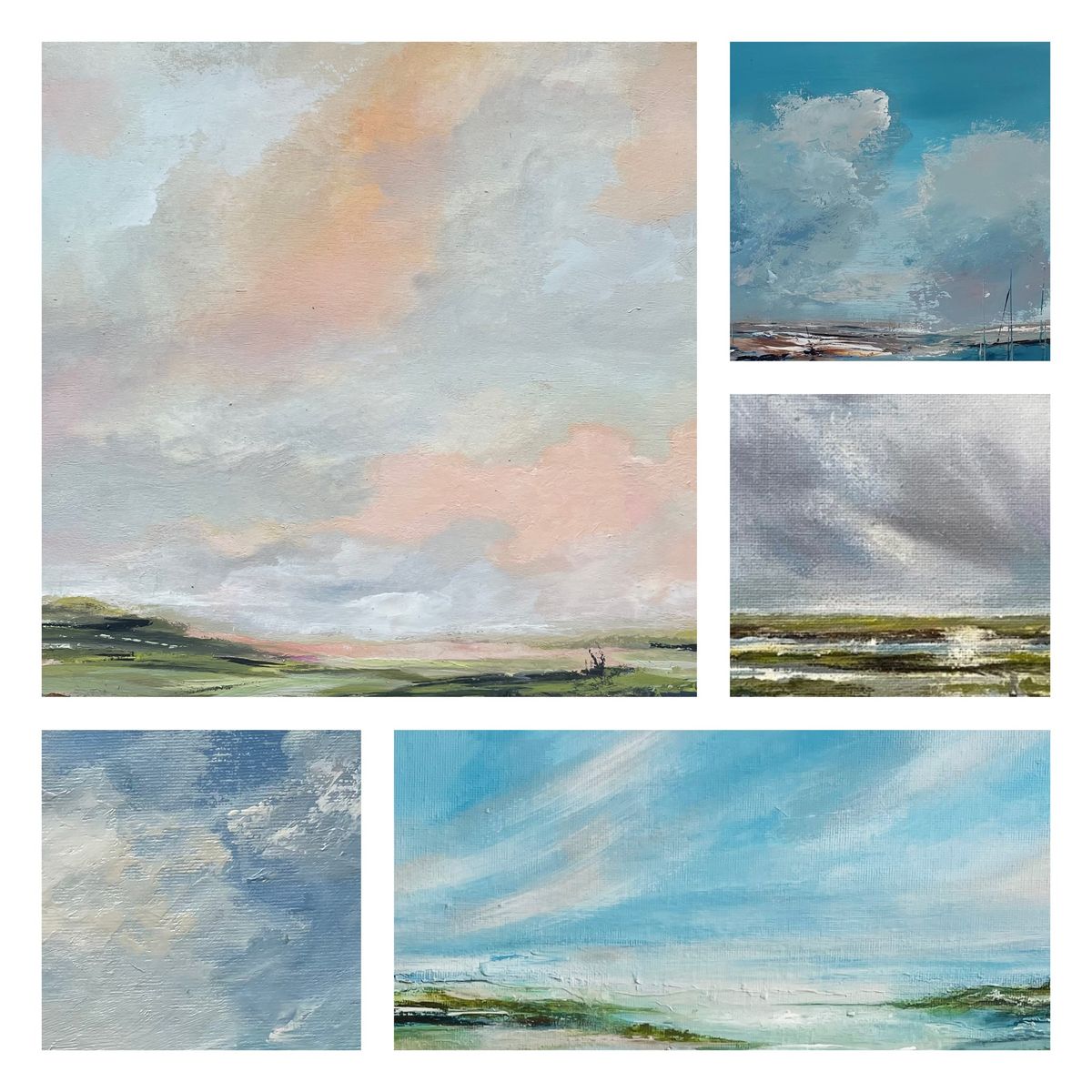 'Norfolk Skies' Mixed Media Art Workshop - FULL