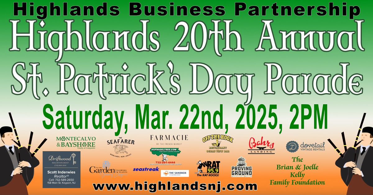 20th Annual Highlands St. Patrick's Day Parade