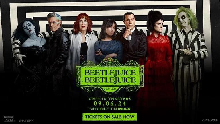 Final weekend of BEETLEJUICE BEETLEJUICE!