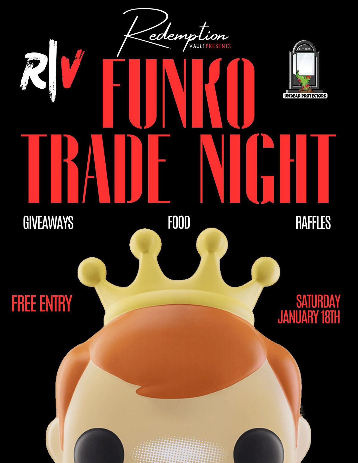 Funko Trade Night Returns @ Redemption Vault