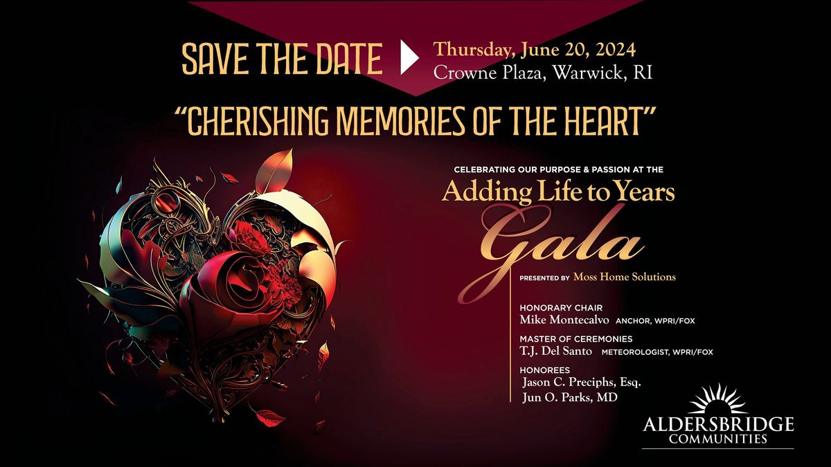 Aldersbridge Communities Adding Life to Years Gala - Presented by Moss Home Solutions