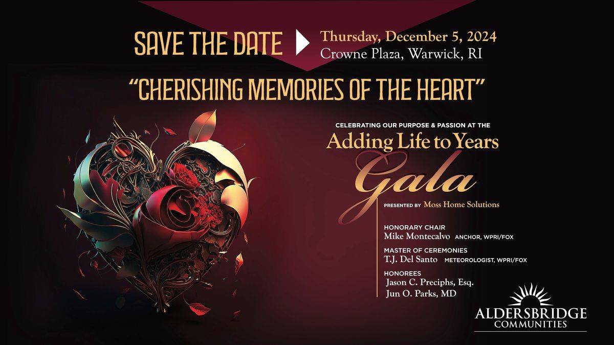 Aldersbridge Communities Adding Life to Years Gala - Presented by Moss Home Solutions