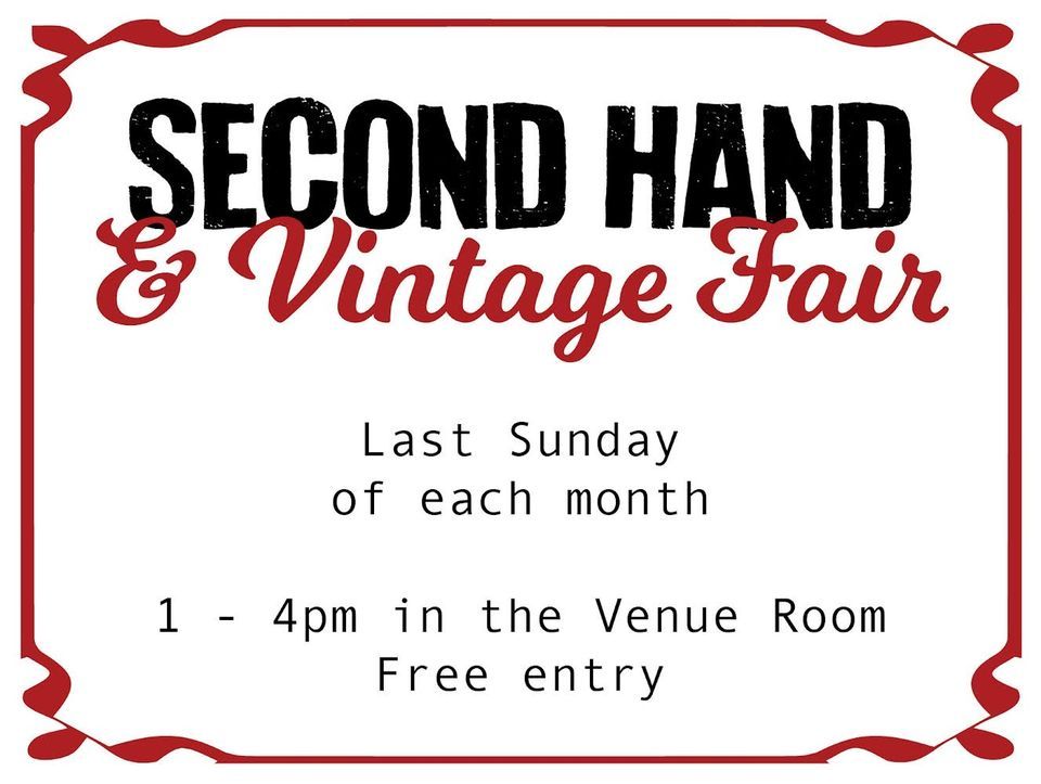 2nd Hand & Vintage Fair (last one till September)