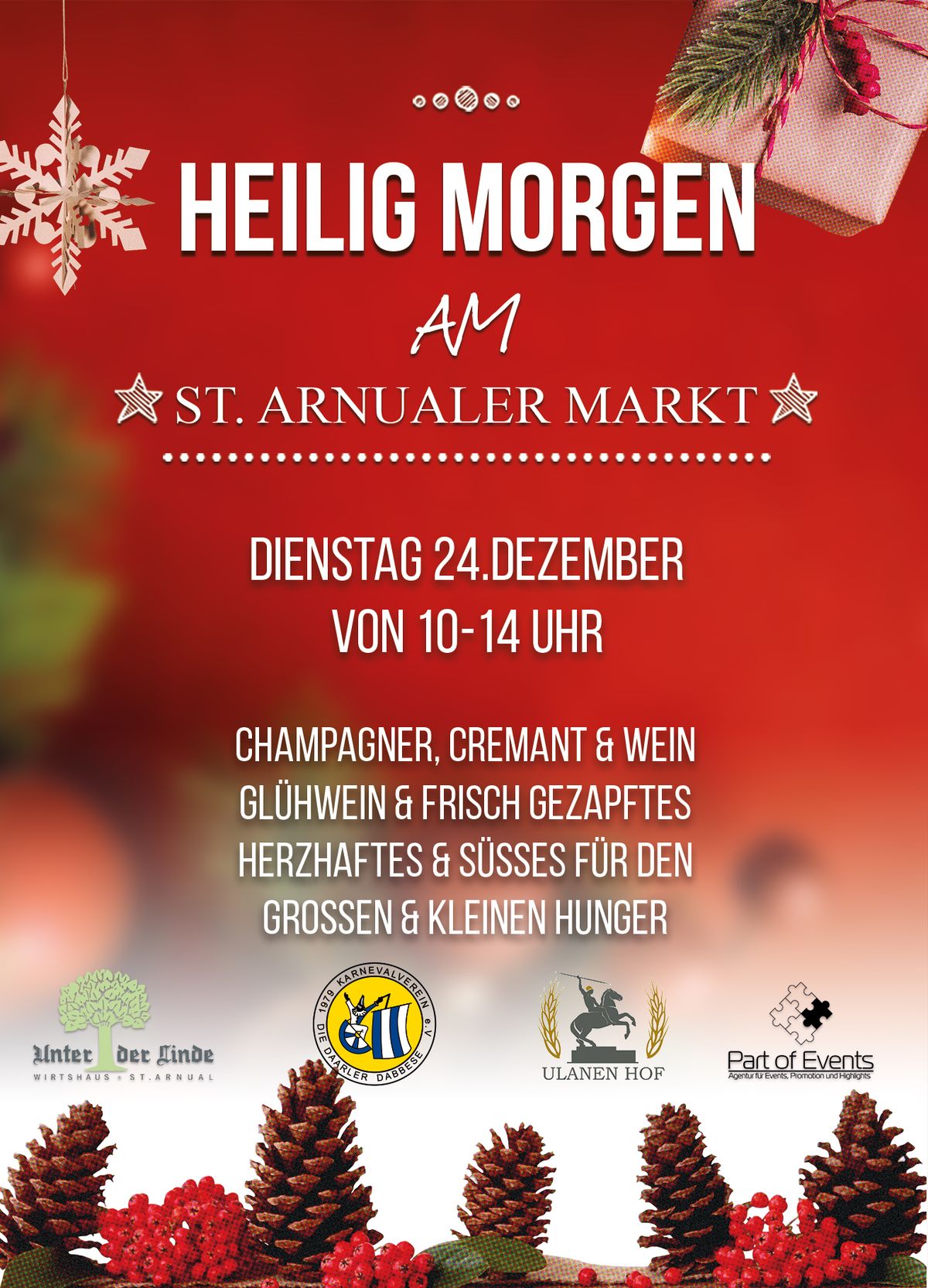 \u2736 Heilig Morgen am St. Arnualer Markt \u2736