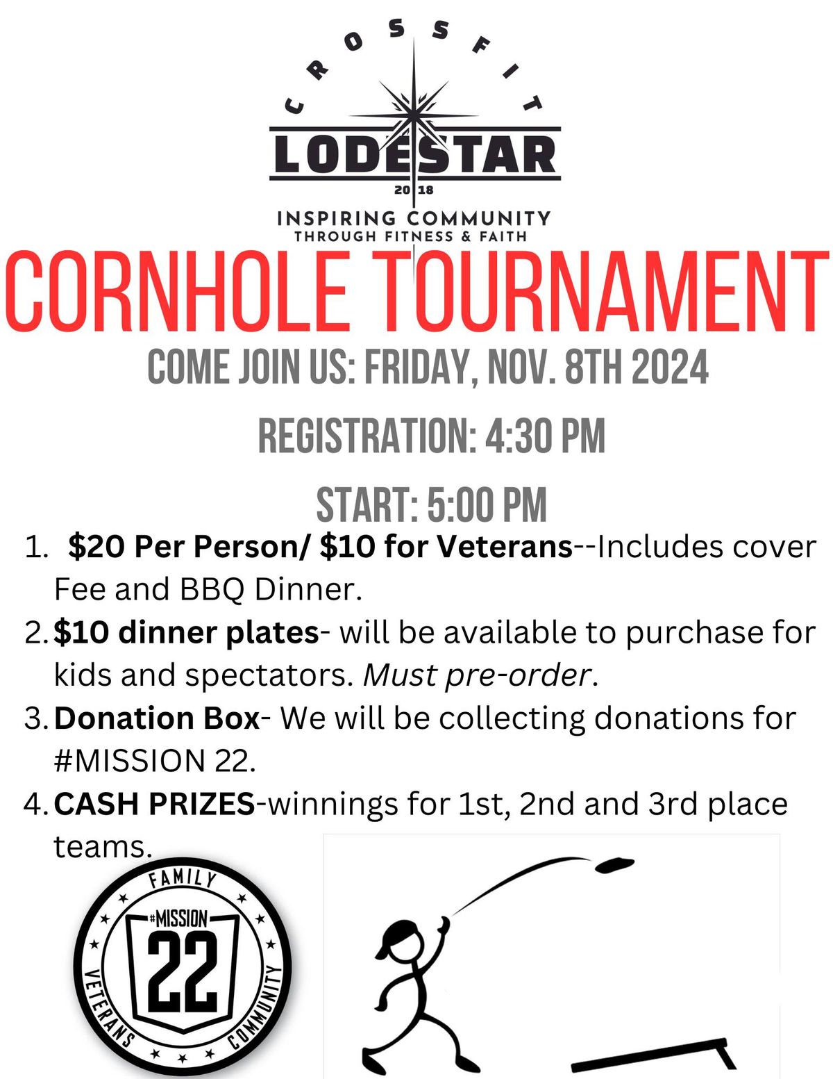 2nd Annual Lodestar Cornhole Tournament