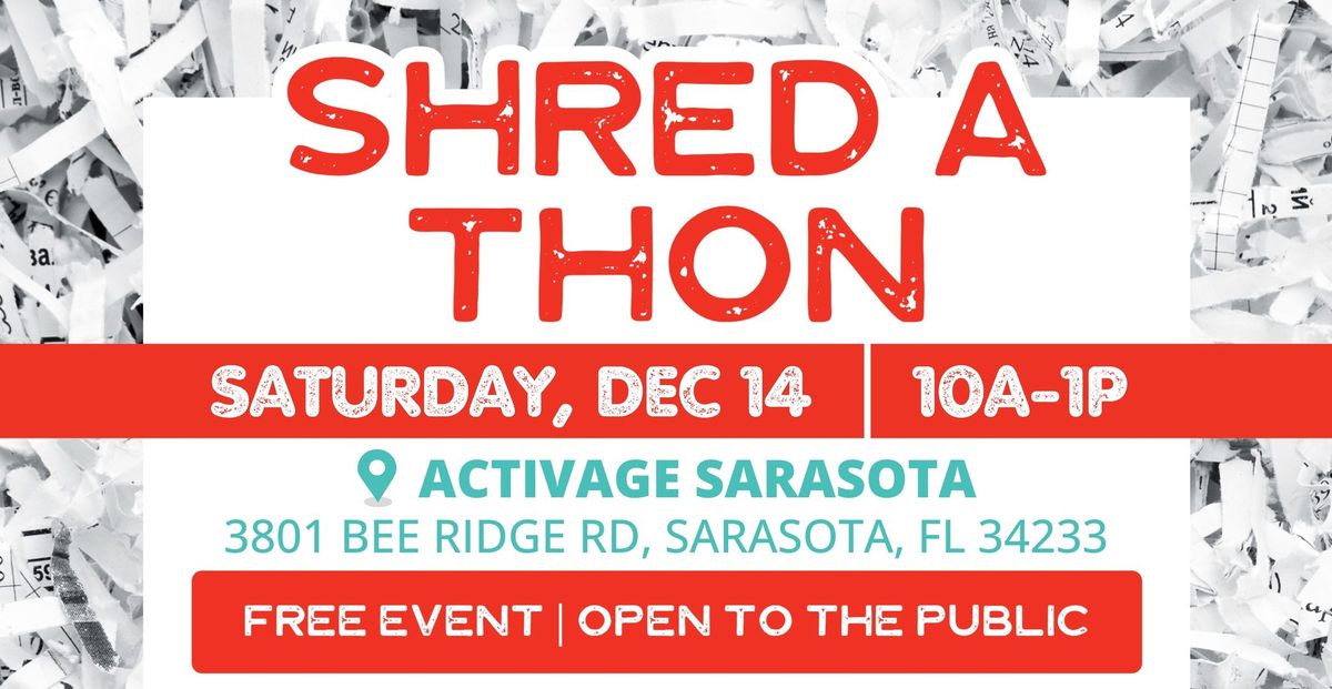 Shred-A-Thon (FREE On Site Shredding Event)