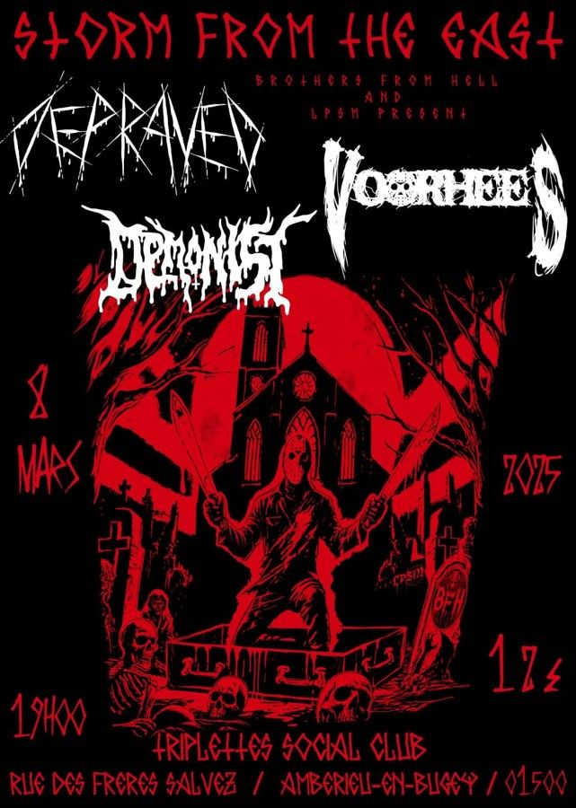 Depraved+Voorhees+Demonist aux Triplettes Social Club (Amb\u00e9rieu en Bugey - 01500)