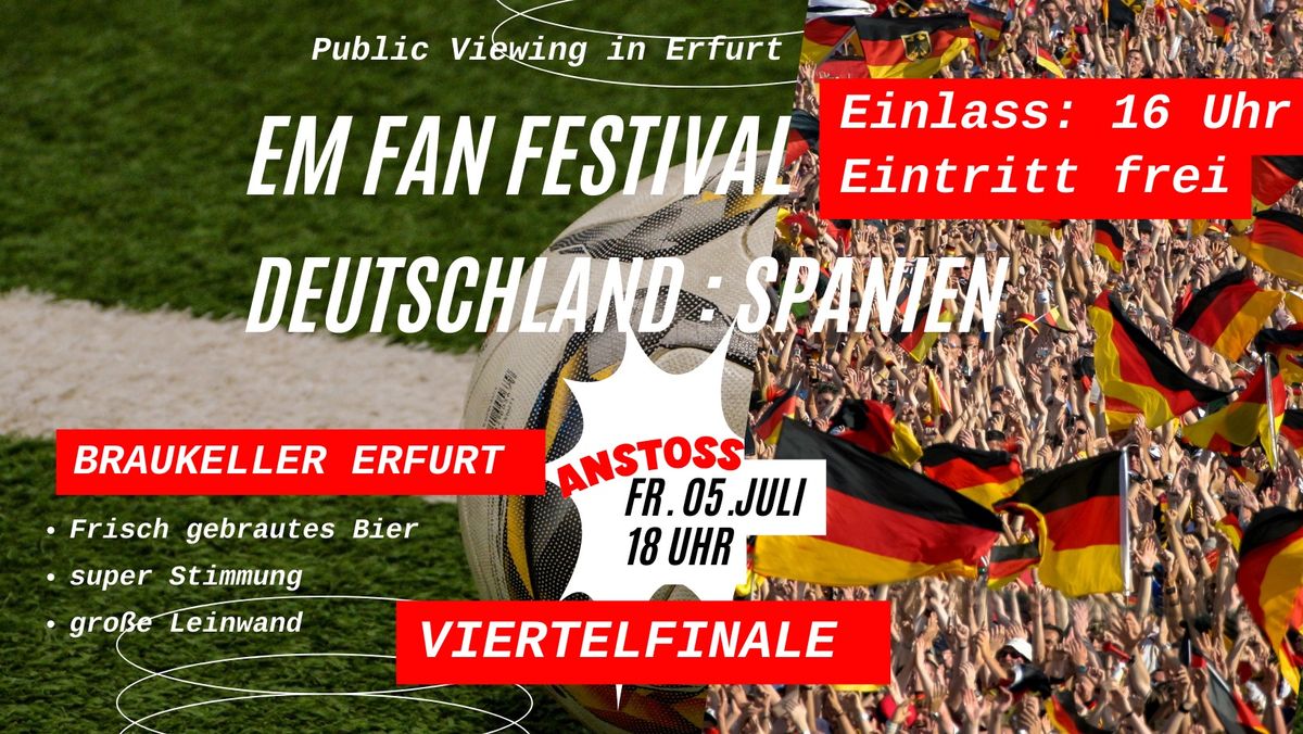 Public Viewing im Braukeller \u2605 VIERTELFINALE \u2605