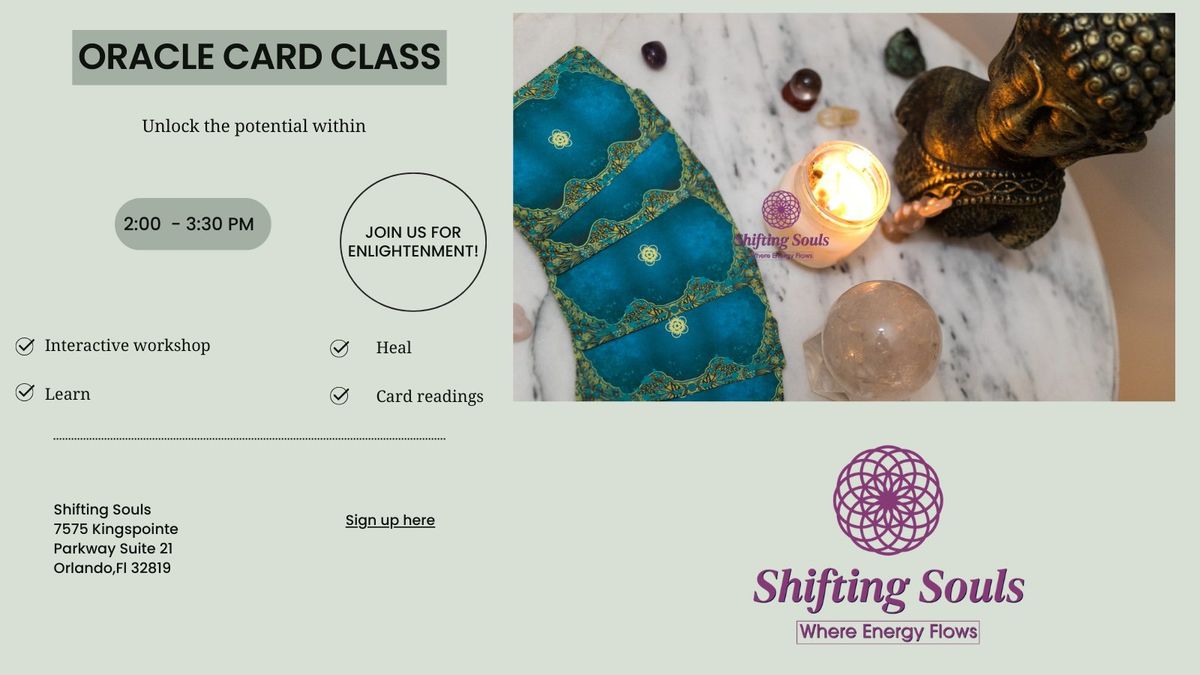 Oracle Card Class