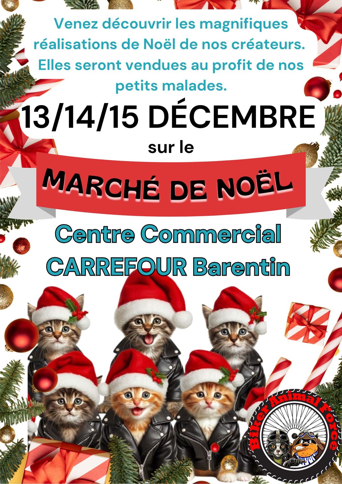 March\u00e9 de No\u00ebl Centre Commercial Carrefour