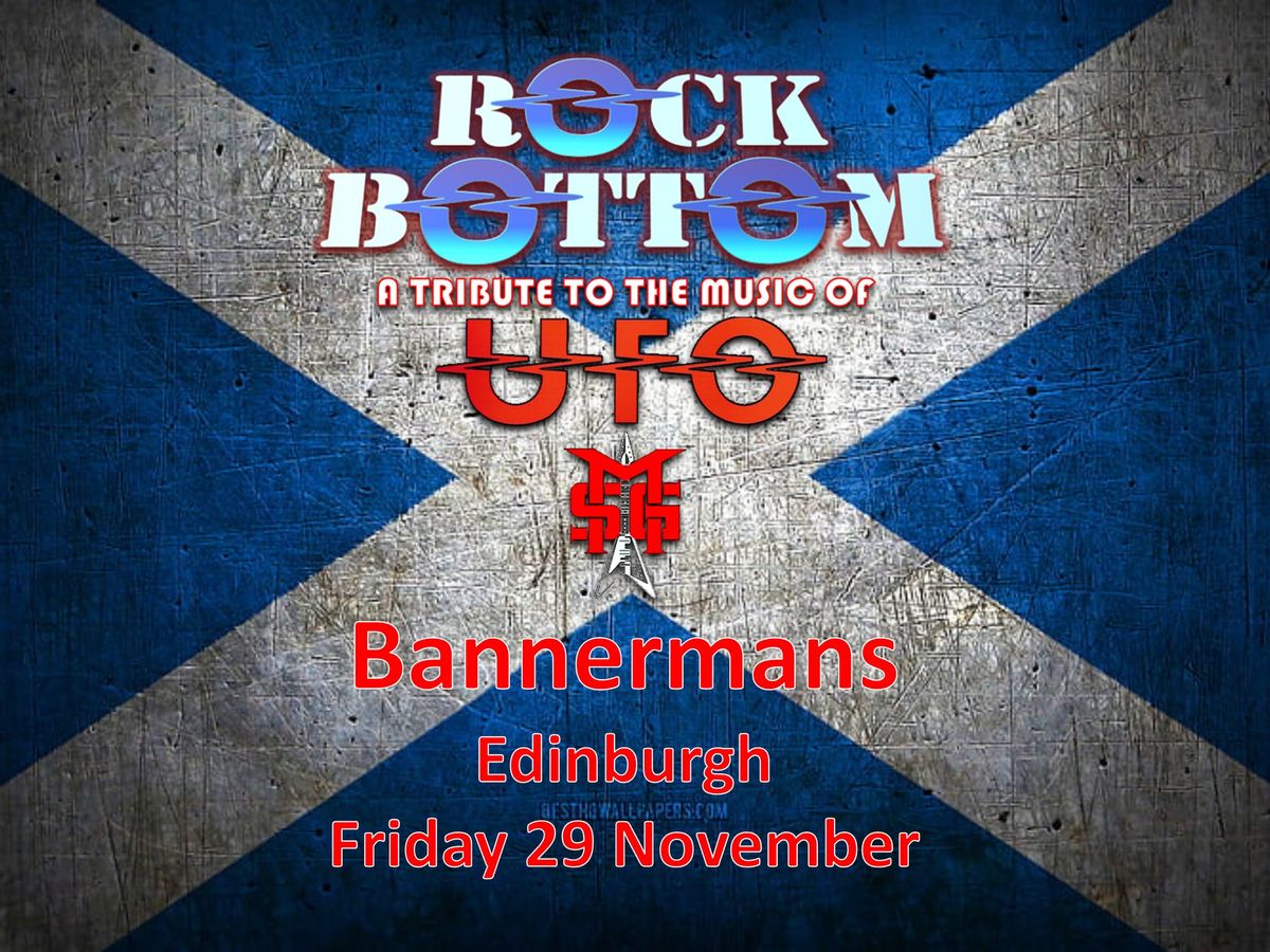 Rock Bottom return to Bannermans, Edinburgh