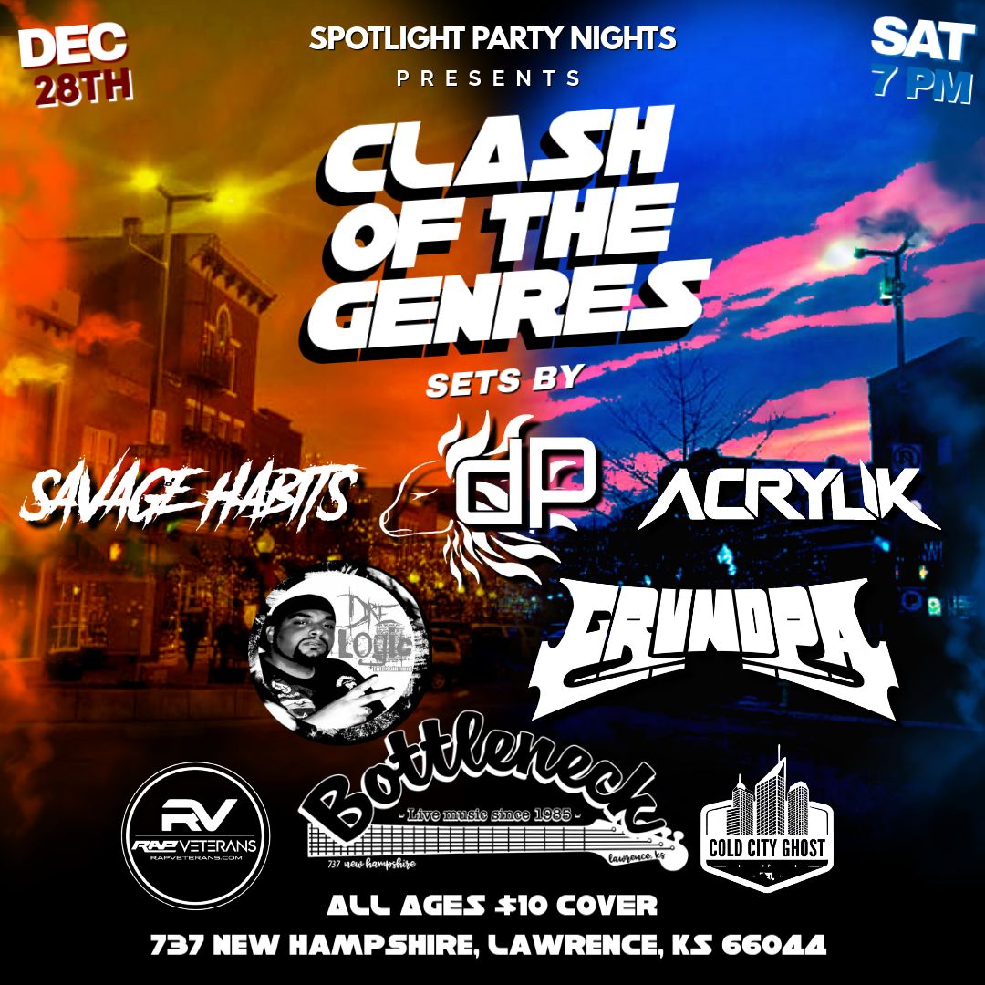 Clash of the Genres - Live DJs\/ Dance Party