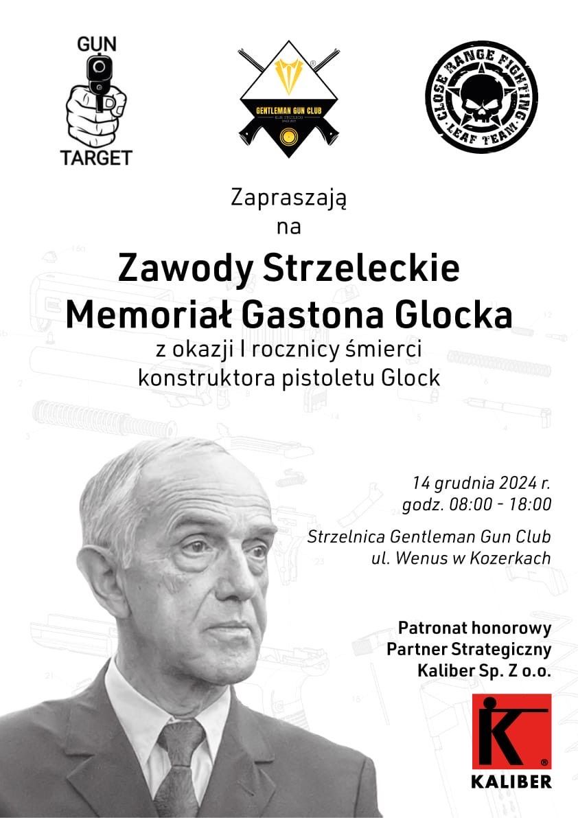  I Otwarty Memoria\u0142 Gastona Glocka z okazji I rocznicy \u015bmierci konstruktora pistoletu Glock