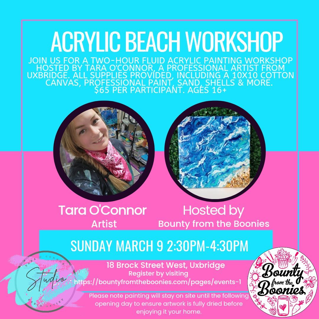 Acrylic Beach Workshop 