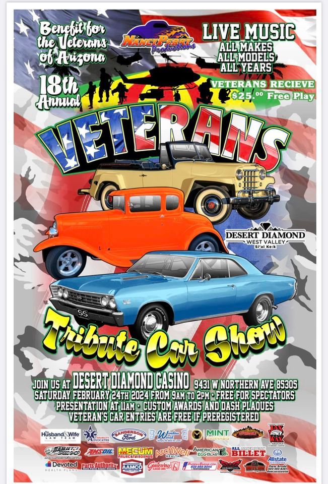 Veterans Car Show at Desert Diamond Casino