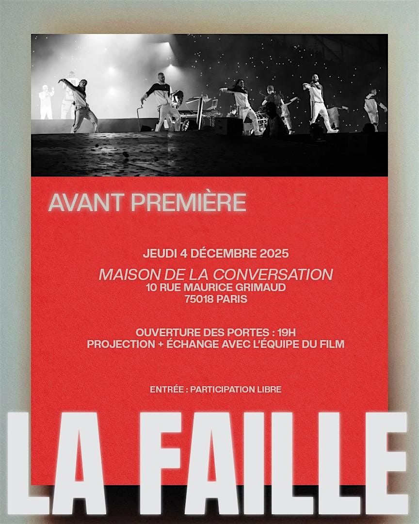Avant-Premi\u00e8re " La Faille"