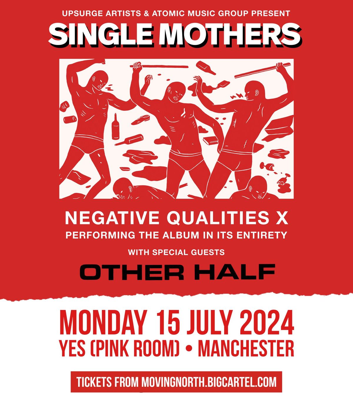 Single Mothers - YES (Pink Room), Manchester - Monday 15 July 2024