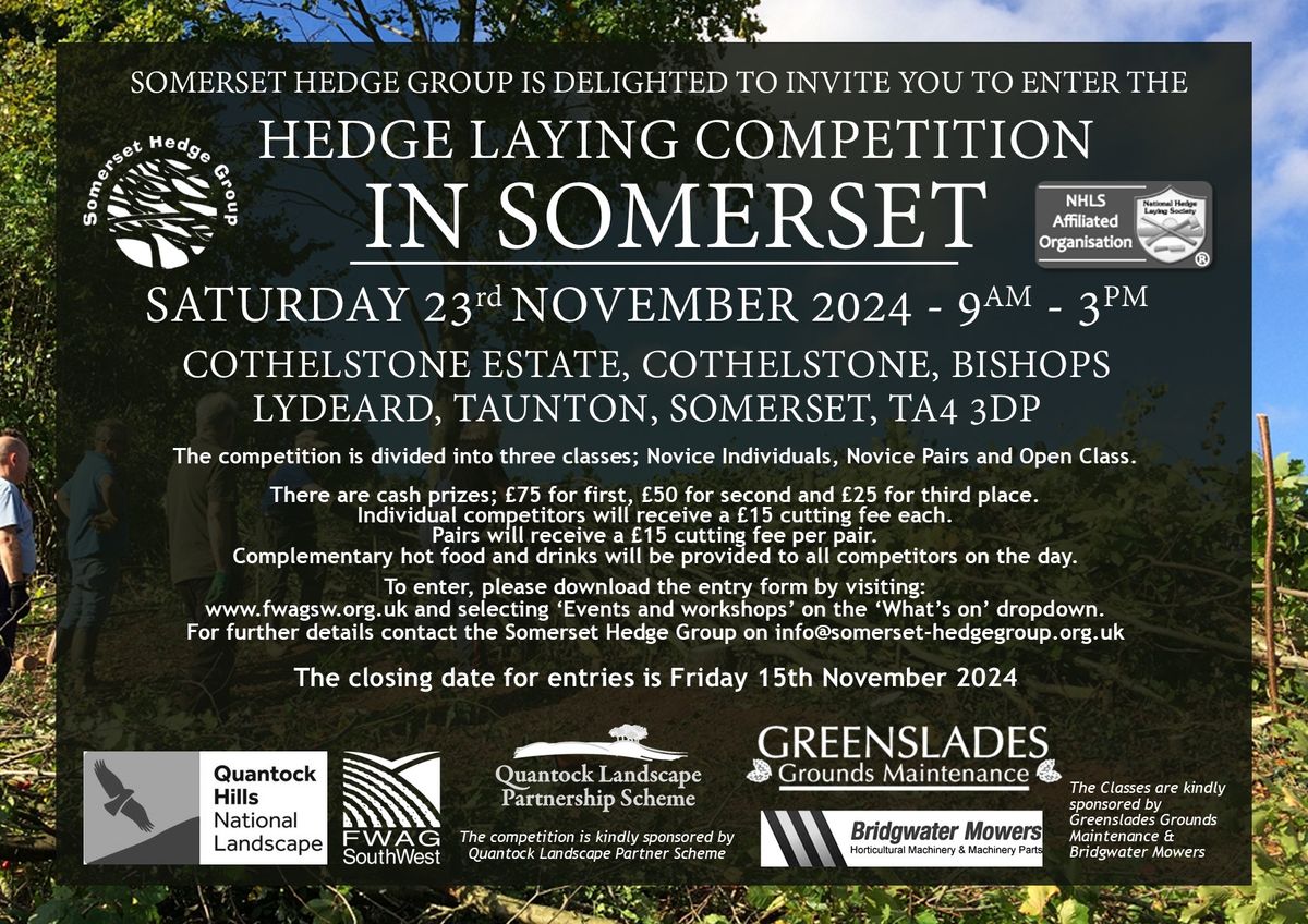 Hedge Laying Competition in Somerset 2024