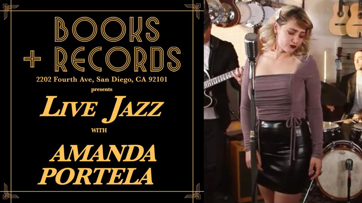 Books + Records Presents: Live Jazz with Amanda Portela