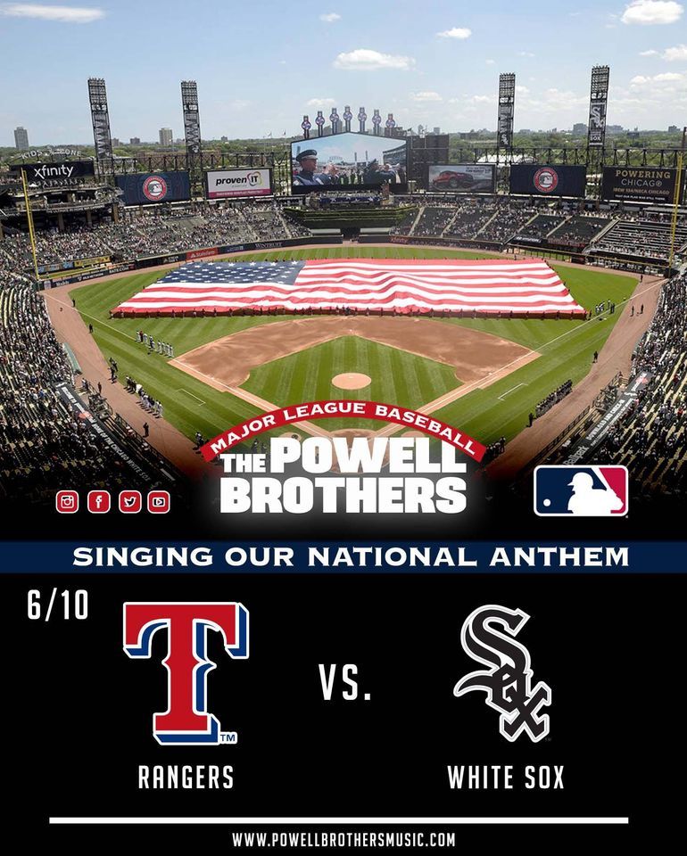 THE POWELL BROTHERS at Rangers vs. White Sox: Pregame Acoustic Performance + National Anthem