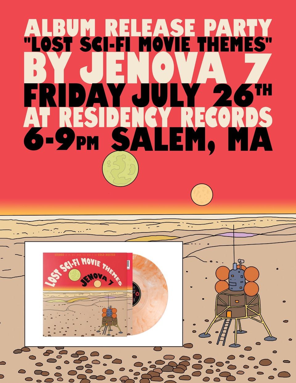 Jenova 7 Record Release Party at Residency Records
