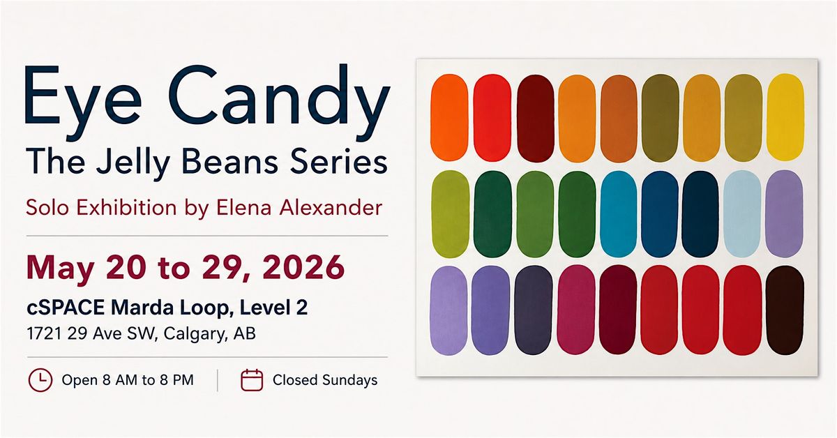 Eye Candy: The Jelly Beans Series | Geometric Abstract Art Exhibition
