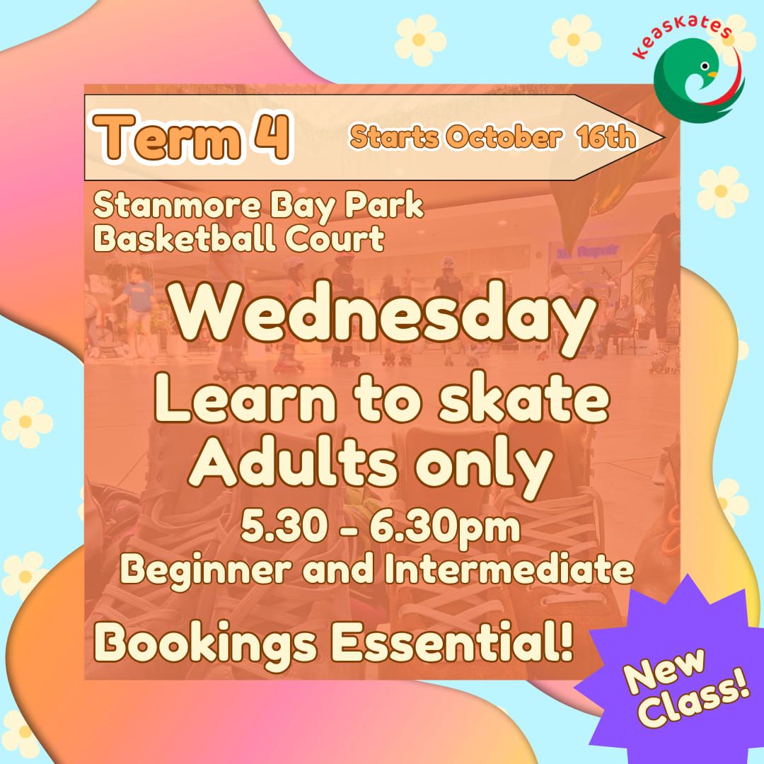 Roller Skate Lessons - Wednesday - 5.30pm - Adults Only