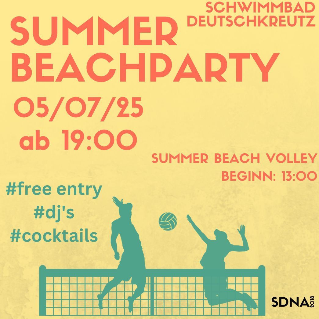 SUMMER BEACH PARTY + VOLLEY