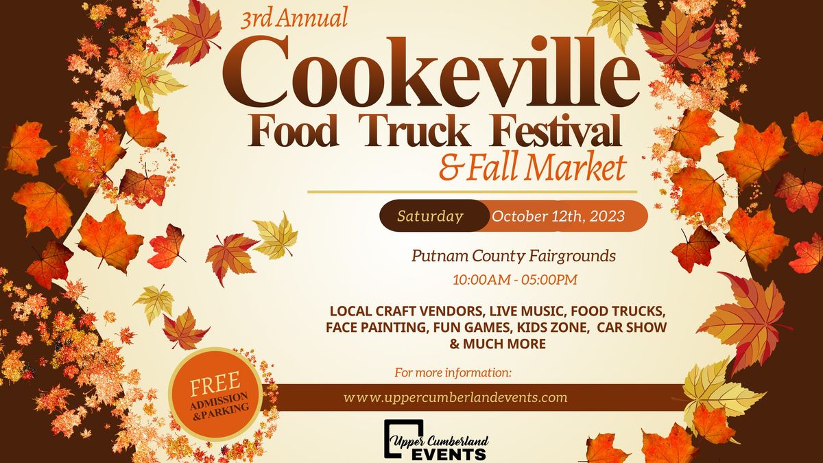 3rd Annual Cookeville Food Festival and Fall Market!