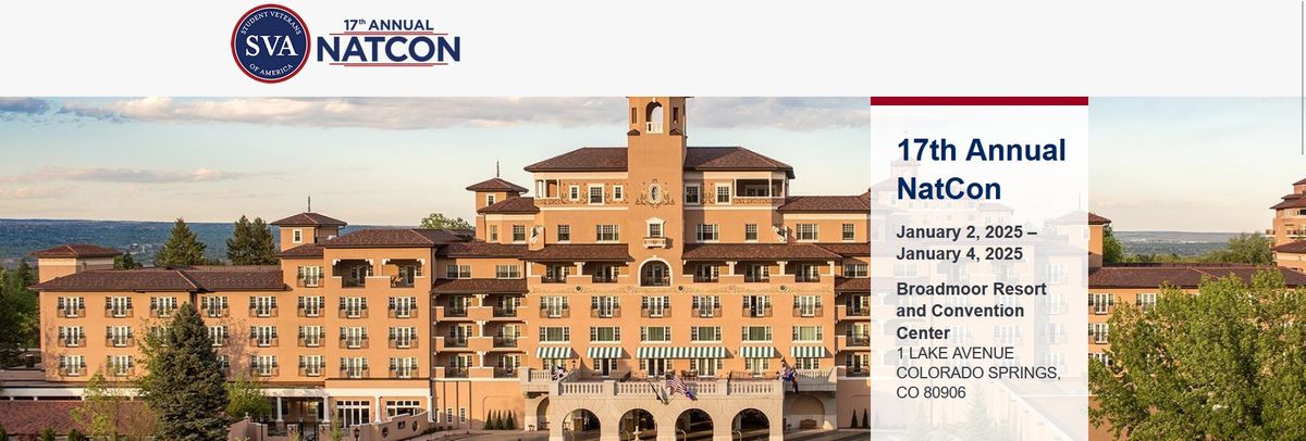 17th Annual NatCon at Broadmoor Resort and Convention Center, CO