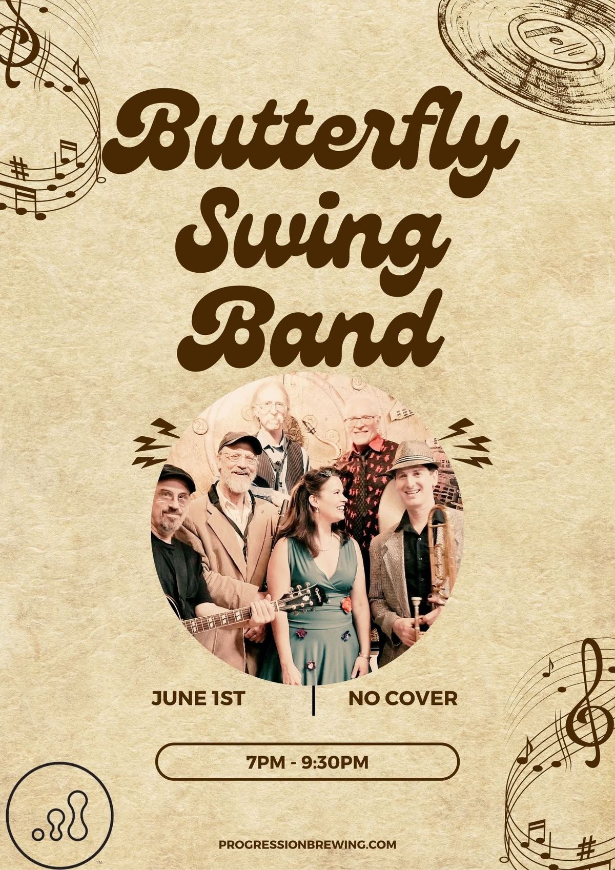 BUTTERFLY SWING BAND @ Progression Brewing Co.