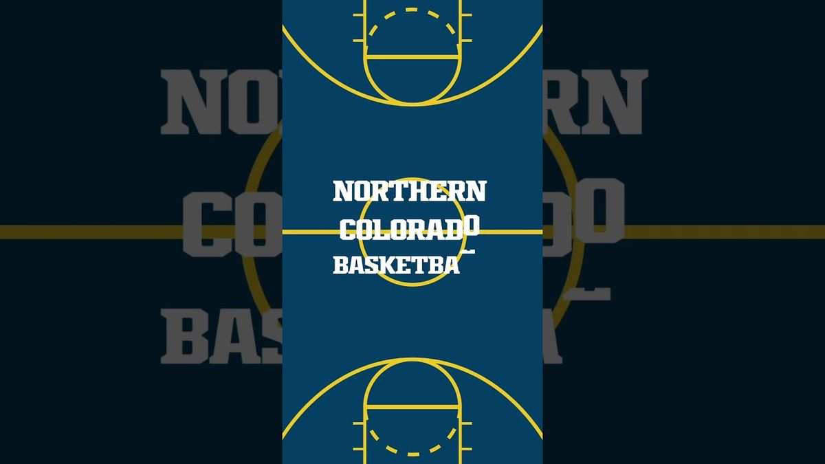 Colorado Buffaloes Basketball vs. Northern Colorado Bears Basketball