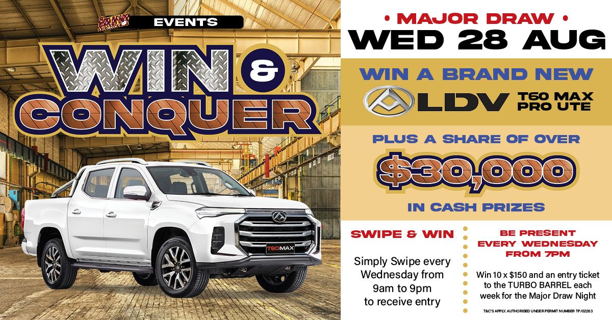 Win and Conquer - Win a brand new LDV! at Guildford Leagues