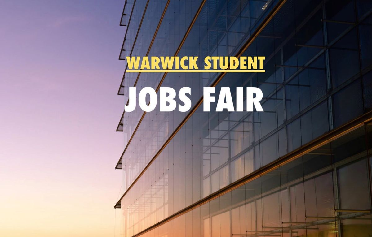 Warwick Student Jobs Fair