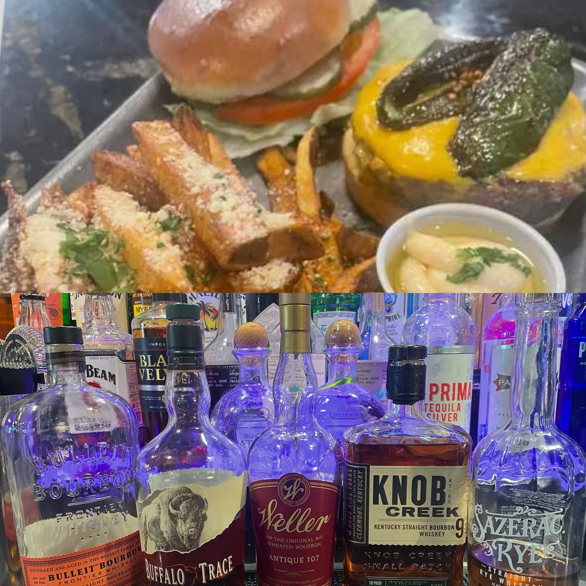 Burger and Bourbon Night every Tuesday from open to close!