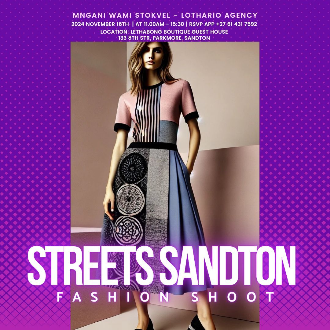 STREETS OF SANDTON FASHION SHOOT 