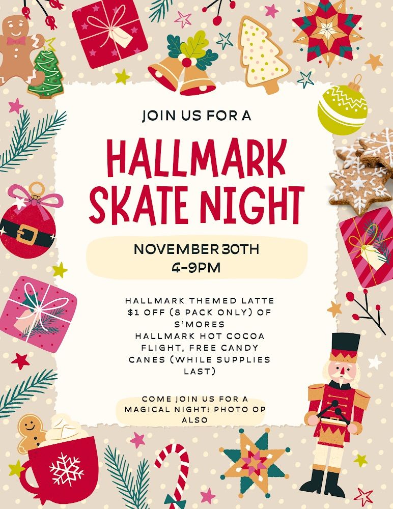 Cozy Hallmark Skate Night 