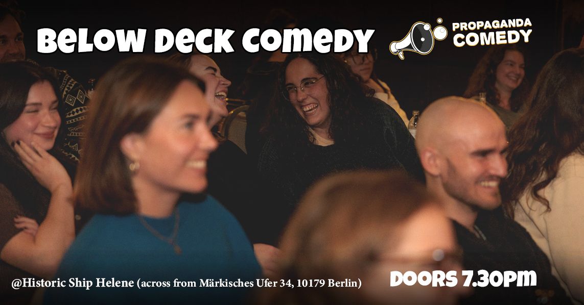 Below Deck Comedy - English Comedy on a boat (with Popcorn + FREE SHOTs)