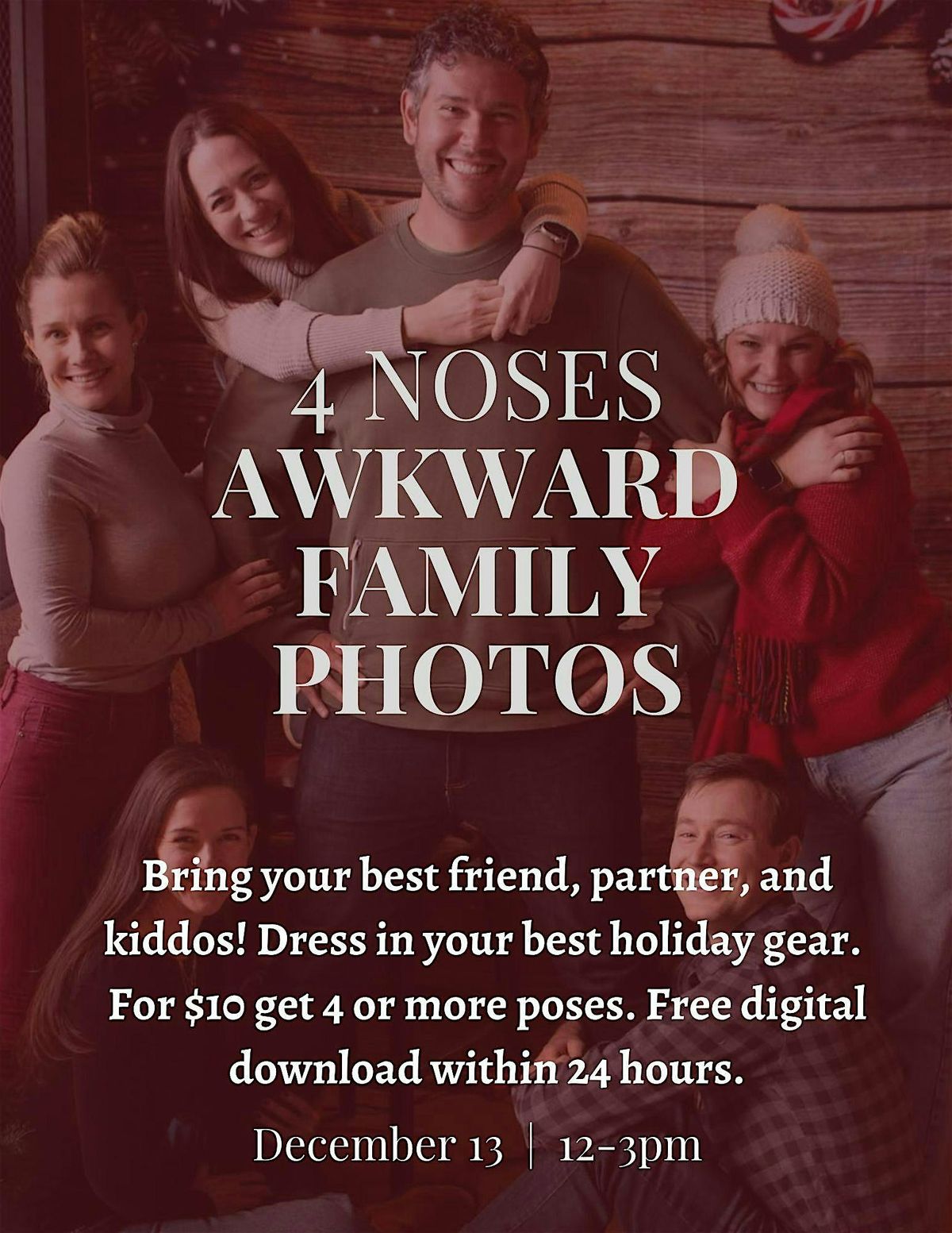 4Noses Brewery Awkward Family Photo Booth