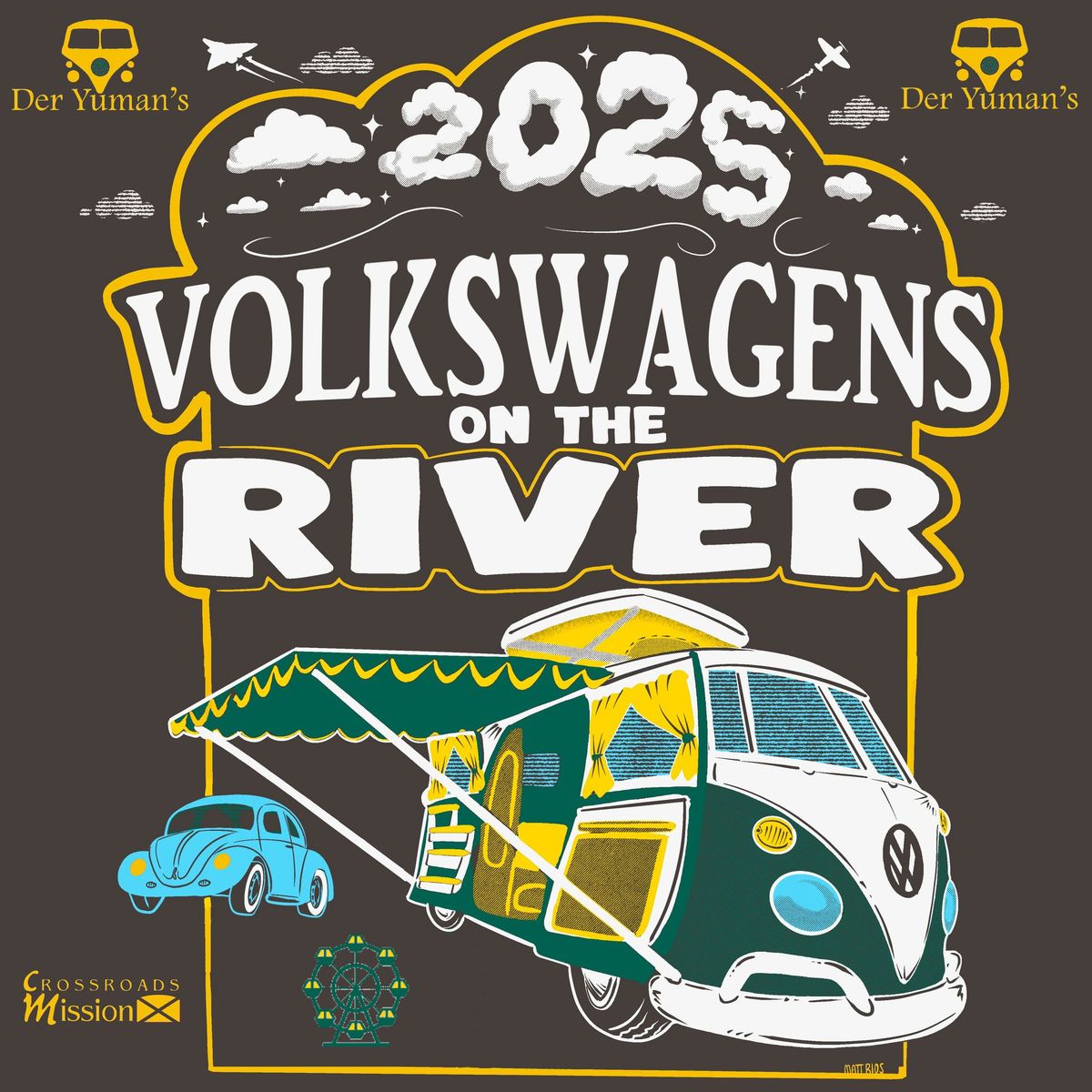 Volkswagens on the River. Yuma, Arizona, Charity Event