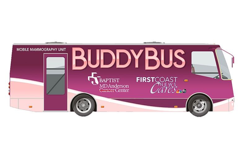 Buddy Bus with Baptist Health MD Anderson Cancer Unit