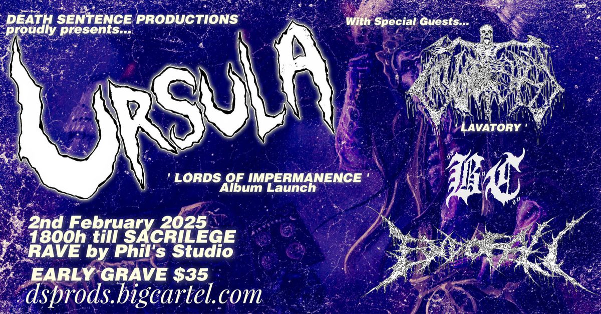 URSULA ' Lords Of Impermanence ' Album Launch