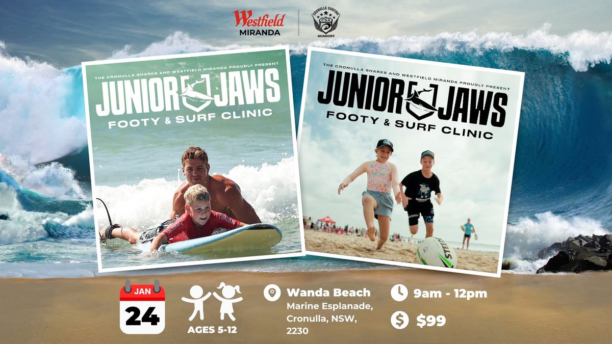 Junior Jaws Surf & Footy Clinic