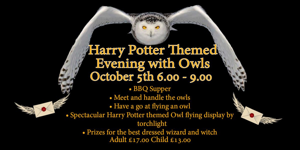 Harry Potter Themed Evening with Owls