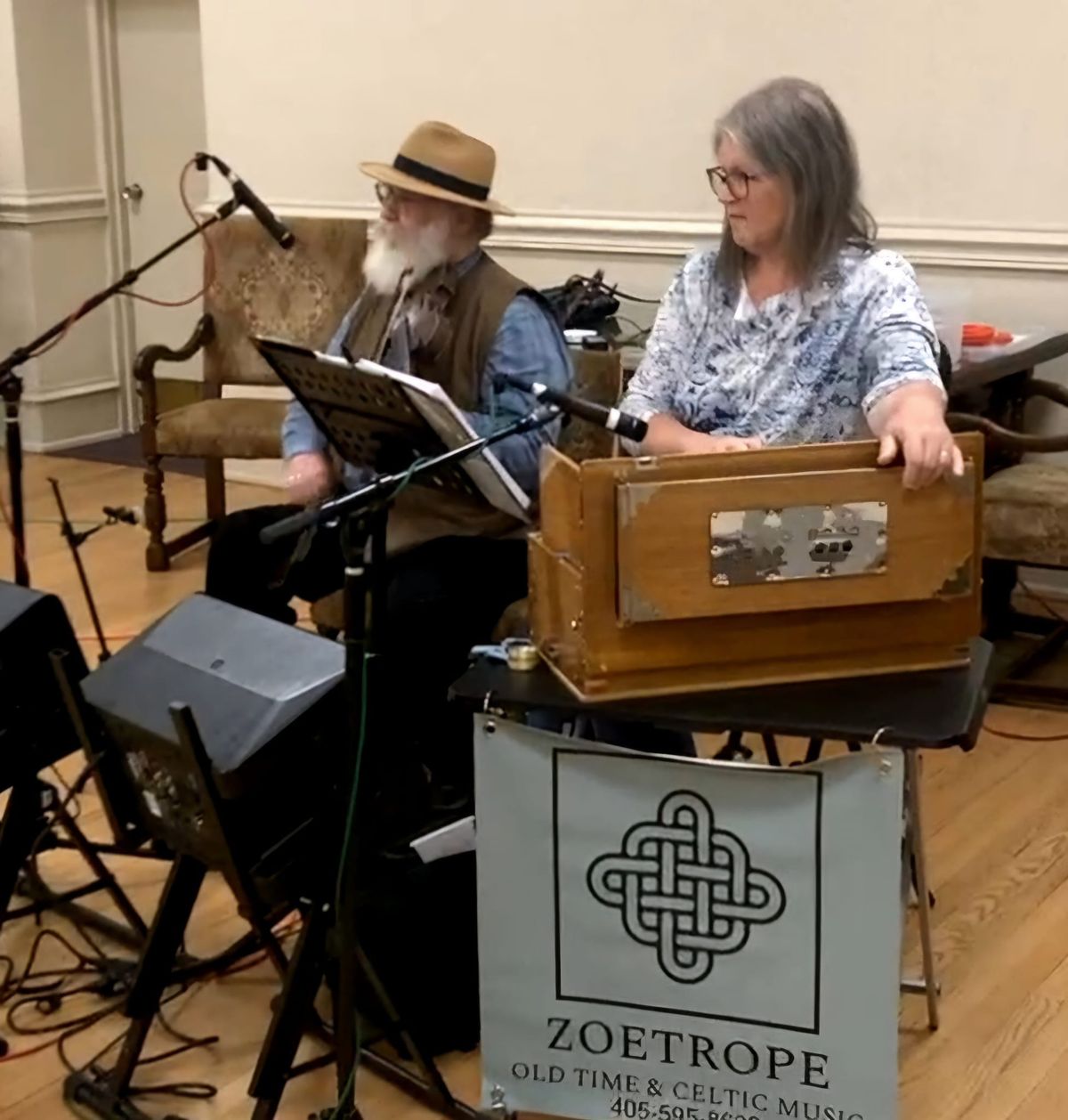 Zoetrope & Friends playing for Scissortail Traditional Dance Contra Dance!