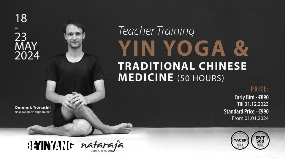 Yin Yoga Teacher Training - Chinese Medicine, Meridian Yin & Hip Anatomy (50 hours) with  Dominik